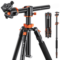tripod k f - K&F Concept T254A4 Trikojis su BH-28L rutuline galva - 1 nuotrauka