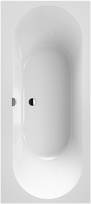 vonia villeroy oberon - Vonia Villeroy & Boch Oberon 2.0, 180 cm x 80 cm, balta (White) - 1 nuotrauka