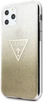 iphone 11 pro max deklai - Guess Glitter Triangle Back Case For Apple iPhone 11 Pro Max Gold - 1 nuotrauka