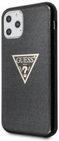 Guess Glitter Triangle Back Case For Apple iPhone 11 Pro Max Black