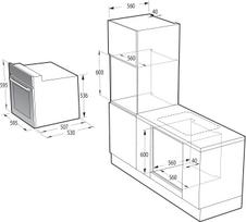 gorenje juoda - Gorenje BO6635E01B - 2 nuotrauka