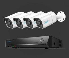 reolink - Reolink NVS8-8MB4 PoE sistema 8 kanalų IP kamera su 4 kameromis 4K UHD (Balta/White) - 1 nuotrauka