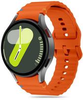 Tech-Protect silikoninis sportinis dirželis Samsung Galaxy Watch 4/5/5 Pro/6/7/FE, oranžinis (Orange)