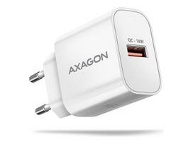 18w ikroviklis - AXAGON Wallcharger 1x port USB-A, QC3.0/AFC/FCP/Apple, 18W | ACU-QC18W - 2 nuotrauka