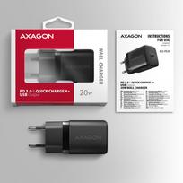 charger pps - AXAGON Wallcharger 1x port USB-C, PD3.0/PPS/QC4 /AFC/FCP/Apple, 20W | ACU-PD20 - 2 nuotrauka