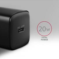 charger pps - AXAGON Wallcharger 1x port USB-C, PD3.0/PPS/QC4 /AFC/FCP/Apple, 20W | ACU-PD20 - 7 nuotrauka