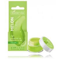 Bielenda Lip Care Sleeping Mask 2in1 Melon Bomb balzamas ir naktinė lūpų kaukė - 10 g.