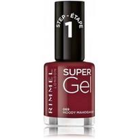 Rimmel Super Gel Nail Polish nagų lakas - 069 Moody Mahogany