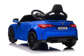 elektromobiliai vaikams 12v - Lean Cars BMW M4 mėlynas (Blue) - 3 nuotrauka