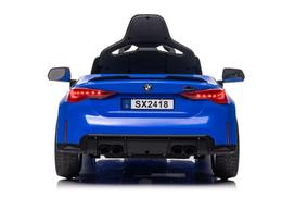 elektromobiliai vaikams 12v - Lean Cars BMW M4 mėlynas (Blue) - 4 nuotrauka