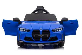 elektromobiliai vaikams 12v - Lean Cars BMW M4 mėlynas (Blue) - 6 nuotrauka