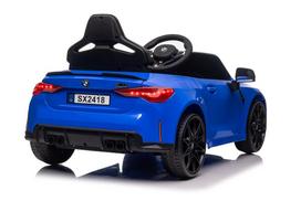 elektromobiliai vaikams 12v - Lean Cars BMW M4 mėlynas (Blue) - 7 nuotrauka