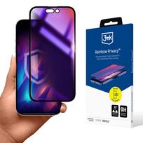 apsaugines pleveles iphone 16 - 3mk Rainbow Privacy Tempered Glass for Apple iPhone 16 - 1 nuotrauka