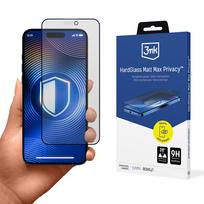 screen protector iphone 16 - Tempered Glass 3mk Hardglass Matt Max Privacy for Apple iPhone 16 Pro - 1 nuotrauka