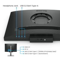 hdmi 2.1 dp - BenQ RD240Q 24.1" WQXGA, IPS, Juodas (Black) - 4 nuotrauka
