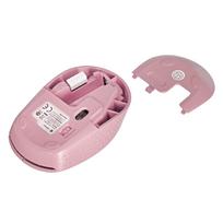 pink mouse - NATEC STORK Belaidė Pelė 1600 DPI Balta (White) - 4 nuotrauka