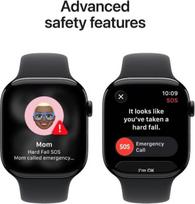 gps - Apple Watch Series 11 GPS 46mm Jet Black Aluminium Case with Black Sport Band - S/M - MEUW4ET/A - 3 nuotrauka