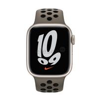 apple watch apyranke band nike - Dirželis Apple Watch 41mm, Nike Sport Band, Olive grey Prekė - MPGT3ZM/A - 2 nuotrauka