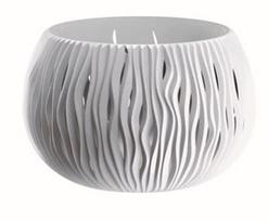 Prosperplast Sandy Bowl Flower Pot 37cm White