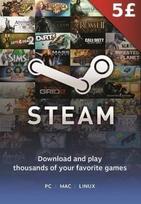 Steam Wallet Gift Card 5 GBP Steam Key GLOBAL