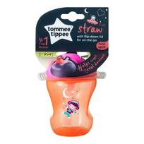 TOMMEE TIPPEE mokomasis puodelis su šiaudeliu 7m+, mergaitei, 447154