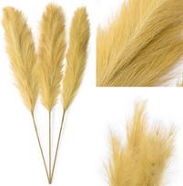Dirbtinė pampų žolė AmeliaHome PAMPLY, 110 cm, medaus (Honey)