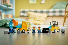 lego 3 in 1 - LEGO DUPLO 3 in 1 Construction Vehicles 10475 - 8 nuotrauka
