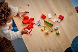 lego duplo - LEGO DUPLO kiaulytės Pepos traktorius ir kioskas 10468 - 2 nuotrauka