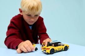 lego modeliai - LEGO CITY Yellow Taxi 60487 - 6 nuotrauka