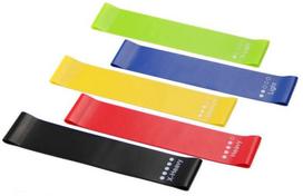Pasipriešinimo gumų-kilpų komplektas Tomaz Sport, 600x50, mėlyna (Blue)