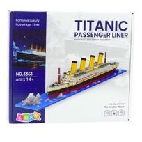 laivas - Konstruktorius 3D Titanic laivo modelis 1878 detalių - 2 nuotrauka