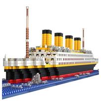 laivas - Konstruktorius 3D Titanic laivo modelis 1878 detalių - 3 nuotrauka