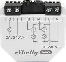 bluetooth moduliai - Shelly EM Gen3 Išmanusis energijos skaitiklis Wi-Fi/Bluetooth - 1 nuotrauka