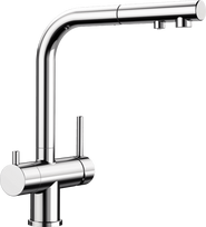 maisytuvas su geriamu vandens - Blanco Fontas-S II 525198, chromas (Chrome) - 1 nuotrauka