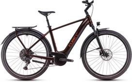 Cube Touring Hybrid Pro 625, 58 cm, ruda/oranžinė (Brown/Orange)