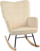 Fotelis HOMCOM supamasis krėslas, smėlinė (Beige)