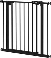metalas varteliai - PawHut Apsauginiai varteliai šunims, 74-80 cm, juodas (Black) - 1 nuotrauka
