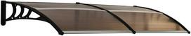 "Outsunny" stogelis lauko durims, polikarbonato, rudas (Brown), 75x195x23 cm
