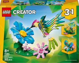 lego 3 in 1 - LEGO CREATOR 3 IN 1 Wild Animals: Colorful Hummingbird 31384 - 1 nuotrauka