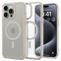 Spigen "Ultra Hybrid MagFit Case for Apple iPhone 15 Pro" Frost Natural Titanium