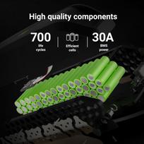 akumuliatorius 48v - Green Cell GC PowerMove 48V 13Ah Li-Ion Down Tube su įkrovikliu - 5 nuotrauka
