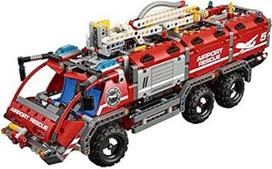 lego automobilis - LEGO Technic Airport Fire Rescue Vehicle 42068 - 2 nuotrauka