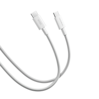 laidas - Xiaomi BHR087AGL 6A Pintas USB-C į USB-C Laidas 2m Baltas (White) - 2 nuotrauka