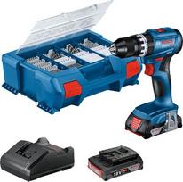 Bosch GSB 18V-45 Professional, 18V, 2x3.0Ah