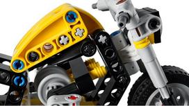 lego motociklas - LEGO TECHNIC Yellow Motorcycle 42225 - 5 nuotrauka