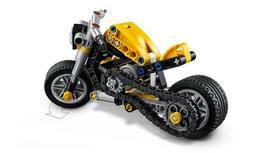lego motociklas - LEGO TECHNIC Yellow Motorcycle 42225 - 6 nuotrauka