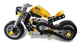 lego motociklas - LEGO TECHNIC Yellow Motorcycle 42225 - 4 nuotrauka