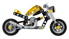 lego motociklas - LEGO TECHNIC Yellow Motorcycle 42225 - 8 nuotrauka