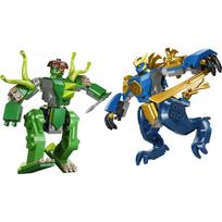 lego robotas - LEGO NINJAGO Jay's Dragon Mech Fight 71853 - 5 nuotrauka