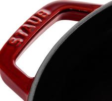 troskinimo puodai - ZWILLING STAUB LA COCOTTE 6,7 L Apvalus ketaus troškinimo indas tamsiai raudonas (Dark Red) - 1 nuotrauka
